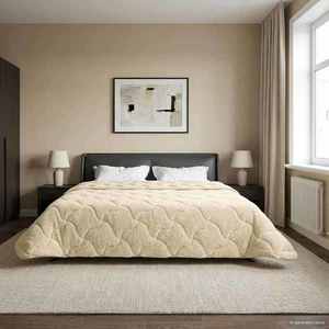 vidaXL Duvet complet pe tot parcursul anului Patos Crem 200 x 240 cm imagine