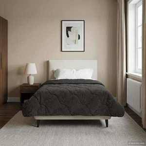 vidaXL Duvet de iarnă Patos Antracit 140 x 220 cm imagine