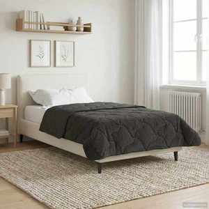 vidaXL Duvet de iarnă Patos Antracit 155 x 220 cm imagine