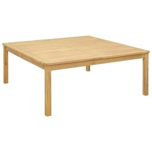 vidaXL Masă de cafea Acacia deschis 110 x 110 x 45 cm imagine