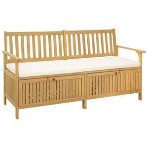 vidaXL Bancă cu spațiu de depozitare cu pernă cu ușă 170 x 63 x 84 cm imagine