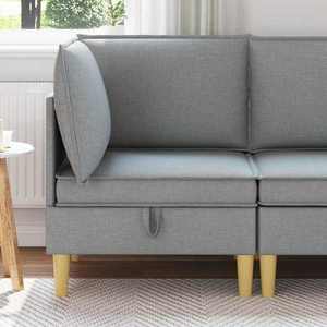 vidaXL Sofa cu Depozitare Țesătură imagine