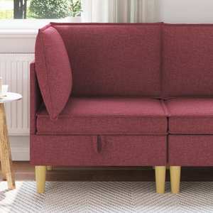 vidaXL Sofa cu Depozitare Țesătură imagine