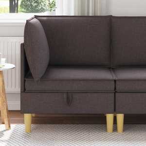 vidaXL Sofa cu Depozitare Țesătură imagine