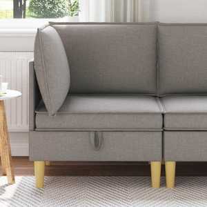 vidaXL Sofa cu Depozitare Țesătură imagine