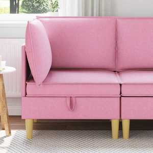 vidaXL Sofa cu Depozitare Țesătură imagine