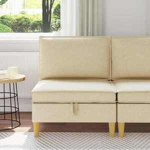 vidaXL Sofa cu Depozitare Țesătură imagine