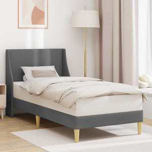 vidaXL Cadru de pat Simplu cu headboard placă de conectare imagine