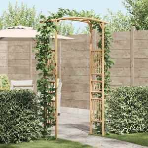 vidaXL Arc de Grădină natural 110 x 40 x 205 cm Bambus imagine