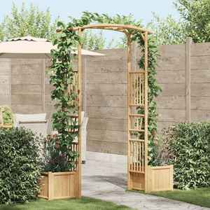 vidaXL Arc de Grădină natural 177 x 40 x 205 cm Bambus imagine