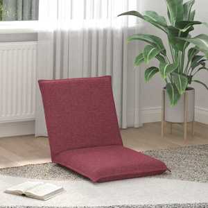 vidaXL Scaun de podea Roșu Vin 54 x 64 x 59 cm țesătură imagine