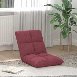 vidaXL Scaun de podea Roșu Vin 50 x 61 x 57 cm țesătură imagine