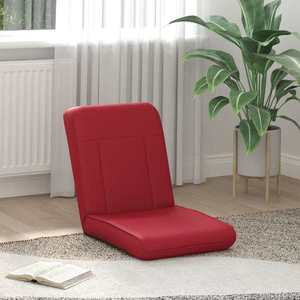 vidaXL Scaun de podea Roșu Vin 50 x 73 x 60 cm Piele artificială imagine
