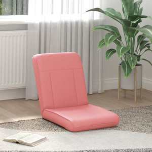 vidaXL Scaun de podea Roz 50 x 73 x 60 cm Piele artificială imagine
