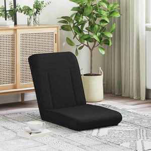 vidaXL Scaun de podea Negru 50 x 73 x 60 cm țesătură imagine