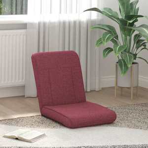 vidaXL Scaun de podea Roșu Vin 50 x 73 x 60 cm țesătură imagine