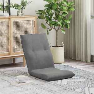 vidaXL Scaun de podea Gri închis 46 x 50 x 61 cm Catifea imagine