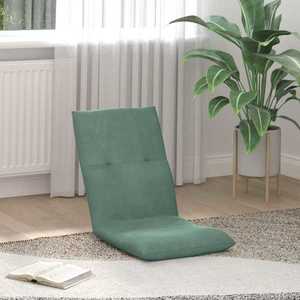 vidaXL Scaun de podea Verde Mării 46 x 50 x 61 cm Catifea imagine