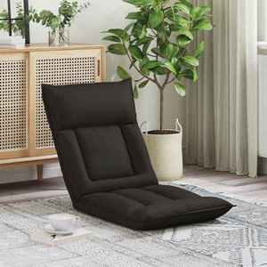 vidaXL Scaun de podea Negru 55 x 61 x 70 cm Piele artificială imagine