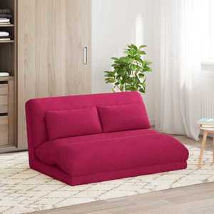 vidaXL Scaun de podea Roșu Vin 110 x 82 x 55 cm Catifea imagine