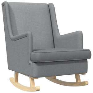 vidaXL Scaun balansoar Gri deschis 62 x 80 x 85 cm țesătură imagine