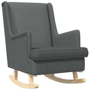 vidaXL Scaun balansoar Gri închis 62 x 80 x 85 cm țesătură imagine