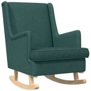 vidaXL Scaun balansoar Verde închis 62 x 80 x 85 cm țesătură imagine