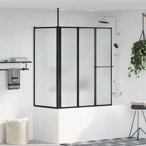 vidaXL Ecran de baie Mat 120 x 70 x 137 cm Aluminiu imagine
