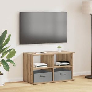 vidaXL Suport pentru TV cu sertar Stejar Artizanal 79 x 40 x 48 cm imagine