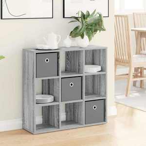 vidaXL Bufet cu sertar Gri Sonoma 73, 5 x 24 x 69, 5 cm imagine