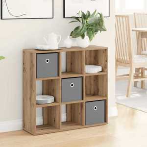 vidaXL Bufet cu sertar Stejar Artizanal 73, 5 x 24 x 69, 5 cm imagine