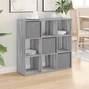 vidaXL Bufet cu sertar Gri Sonoma 88, 5 x 29 x 84, 5 cm imagine