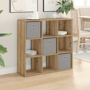 vidaXL Bufet cu sertar Stejar Artizanal 88, 5 x 29 x 84, 5 cm imagine