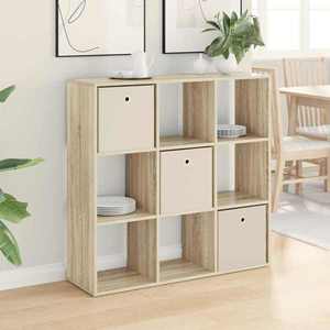 vidaXL Bufet cu sertar Stejar Sonoma 102 x 31 x 99, 5 cm imagine