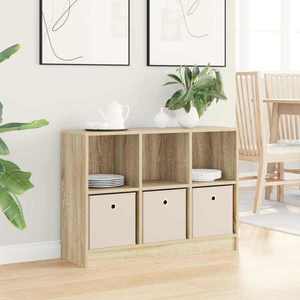 vidaXL Bufet cu sertar Stejar Sonoma 88, 5 x 27, 5 x 63, 5 cm imagine