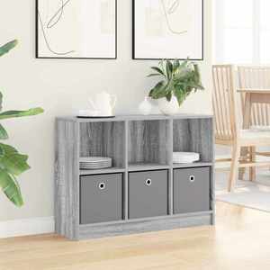vidaXL Bufet cu sertar Gri Sonoma 88, 5 x 27, 5 x 63, 5 cm imagine