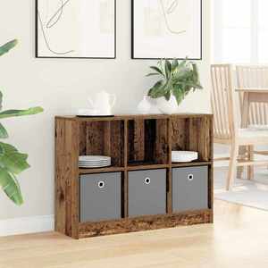 vidaXL Bufet cu sertar Lemn vechi 88, 5 x 27, 5 x 63, 5 cm imagine