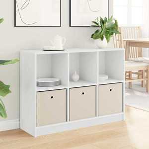 vidaXL Bufet cu sertar Alb 102 x 32 x 73, 5 cm imagine