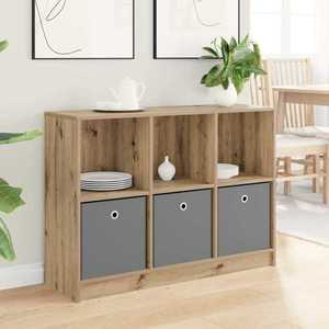 vidaXL Bufet cu sertar Stejar Artizanal 102 x 32 x 73, 5 cm imagine