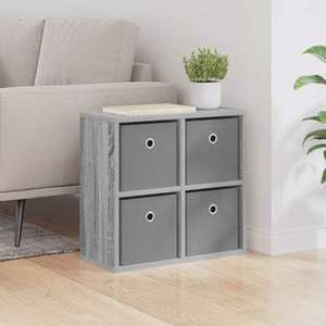 vidaXL Bufet cu sertar Gri Sonoma 49, 5 x 22 x 47 cm imagine