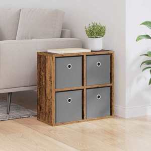 vidaXL Bufet cu sertar Lemn vechi 49, 5 x 22 x 47 cm imagine