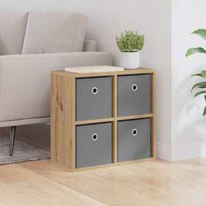 vidaXL Bufet cu sertar Stejar Artizanal 49, 5 x 22 x 47 cm imagine