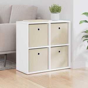 vidaXL Bufet cu sertar Alb 59, 5 x 27 x 57 cm imagine
