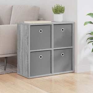 vidaXL Bufet cu sertar Gri Sonoma 59, 5 x 27 x 57 cm imagine