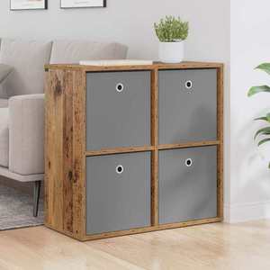 vidaXL Bufet cu sertar Lemn vechi 68, 5 x 32 x 67 cm imagine