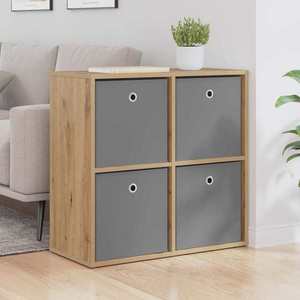 vidaXL Bufet cu sertar Stejar Artizanal 68, 5 x 32 x 67 cm imagine