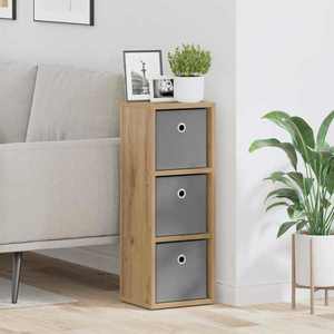vidaXL Bufet cu sertar Stejar Artizanal 25, 5 x 22 x 69, 5 cm imagine
