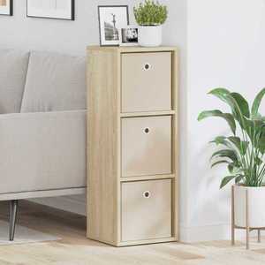 vidaXL Bufet cu sertar Stejar Sonoma 30, 5 x 27 x 84, 5 cm imagine