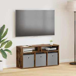 vidaXL Bucătărie joasă cu sertar Stejar fumuriu 87 x 27, 5 x 43 cm imagine