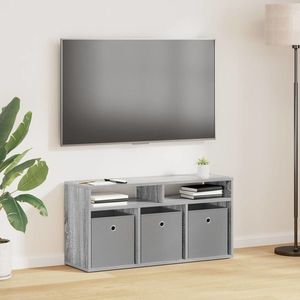 vidaXL Bucătărie joasă cu sertar Gri Sonoma 87 x 27, 5 x 43 cm imagine
